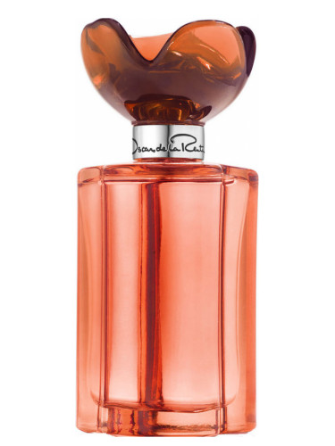 Oscar de la Renta Orange Flower