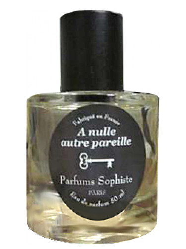 Parfums Sophiste A Nulle Autre Pareille